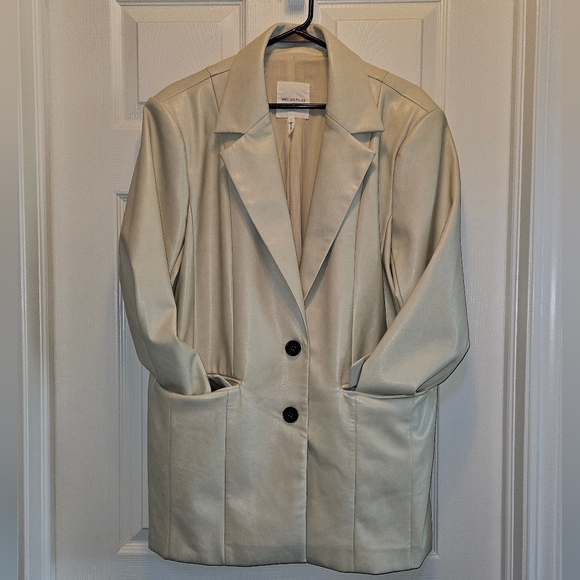 Vegan Leather Jacket - Picture 2 of 8